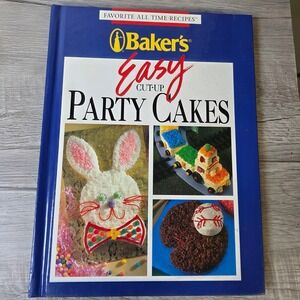 Bakers Easy Cut Up Party Cakes Cookbook 1993 Kraft General Foods Recipes